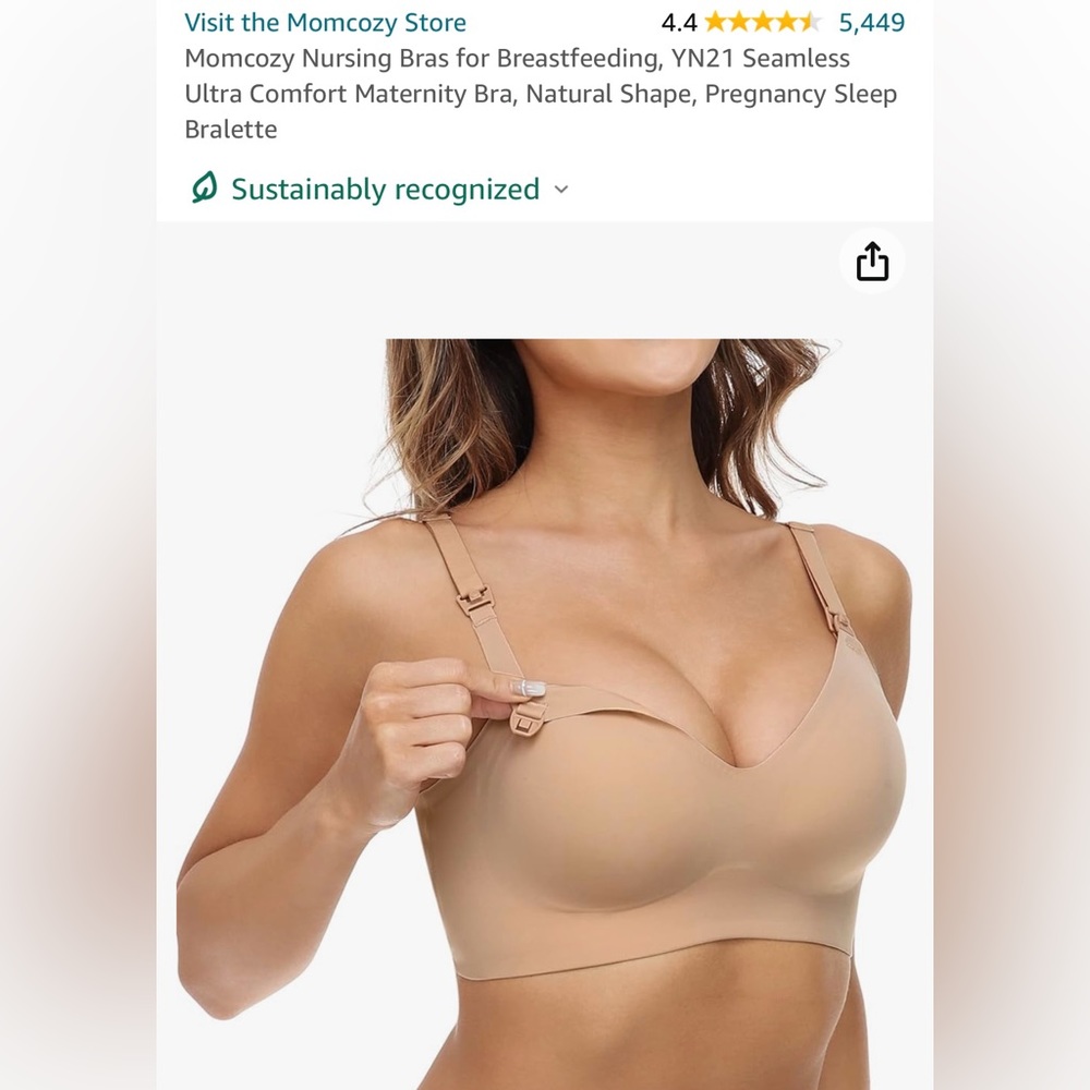 Momcozy Nursing Bra Size L